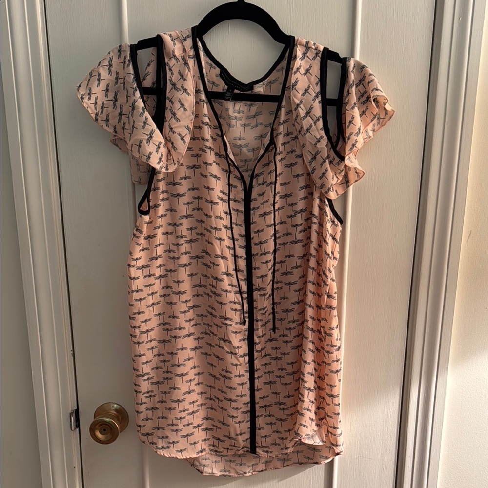 White House Black Market Cold Shoulder  Top